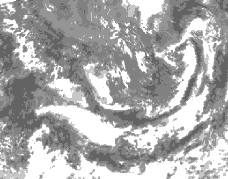 GDPS total cloud 228 hour forecast chart for Canada based on 2026/09/10 0000Z data