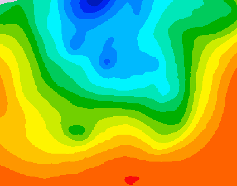 GDPS 500 millibar geopotential height 072 hour forecast chart for Canada based on 2026/09/11 1200Z data