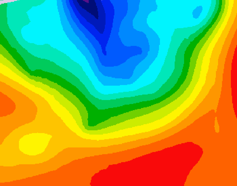 GDPS 500 millibar geopotential height 120 hour forecast chart for Canada based on 2026/09/11 1200Z data