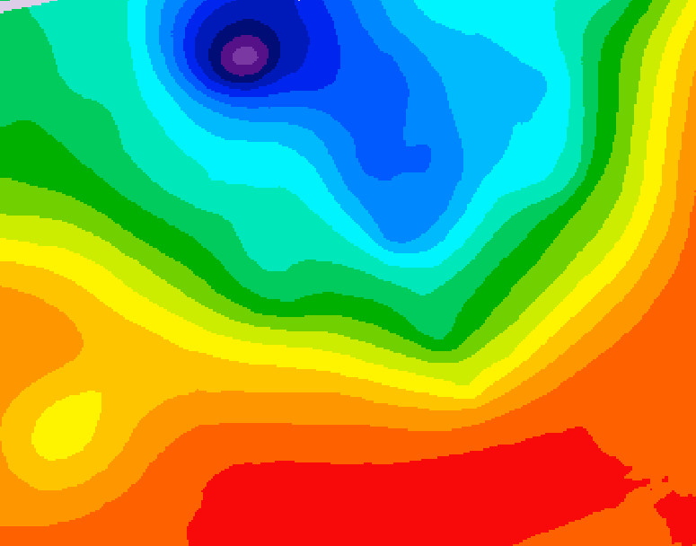 GDPS 500 millibar geopotential height 144 hour forecast chart for Canada based on 2026/09/11 1200Z data