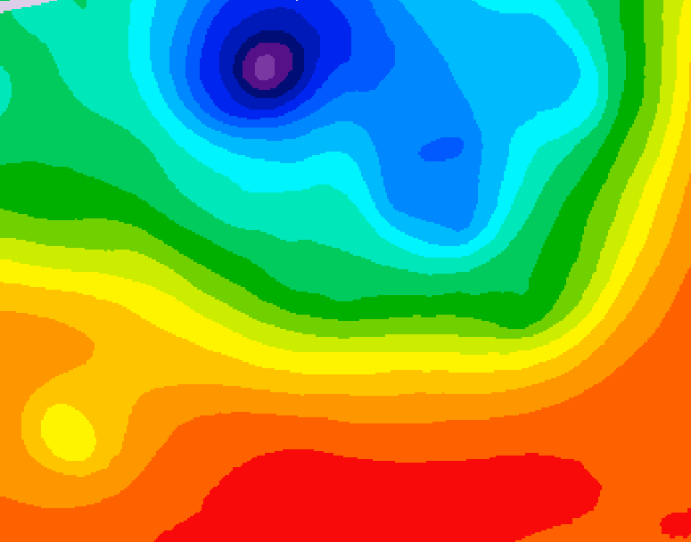 GDPS 500 millibar geopotential height 156 hour forecast chart for Canada based on 2026/09/11 1200Z data