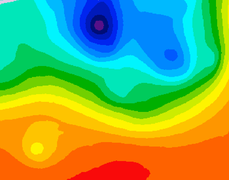 GDPS 500 millibar geopotential height 180 hour forecast chart for Canada based on 2026/09/11 1200Z data