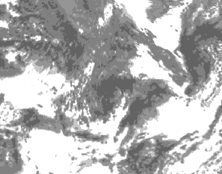GDPS total cloud 024 hour forecast chart for Canada based on 2026/09/11 1200Z data
