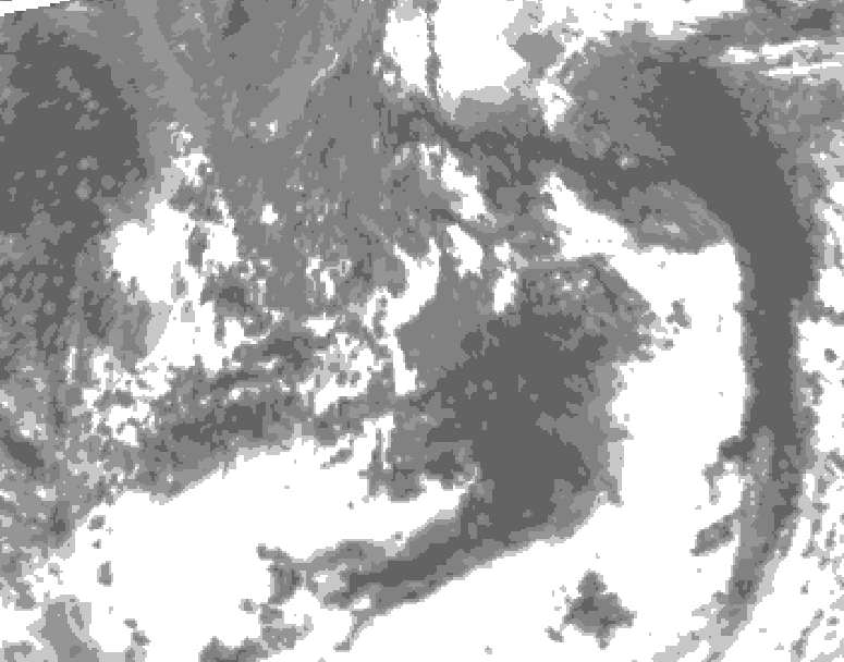 GDPS total cloud 096 hour forecast chart for Canada based on 2026/09/11 1200Z data