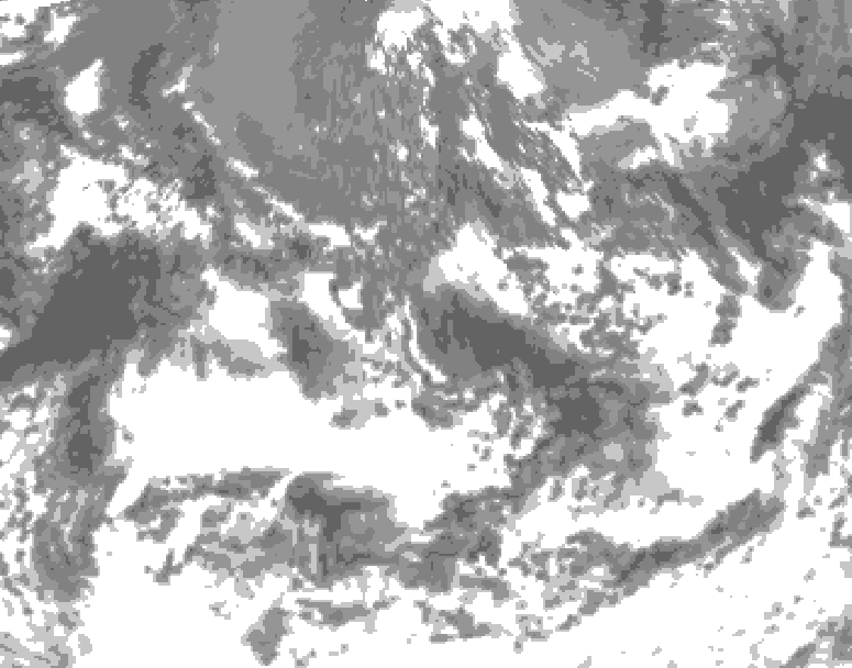 GDPS total cloud 180 hour forecast chart for Canada based on 2026/09/11 1200Z data