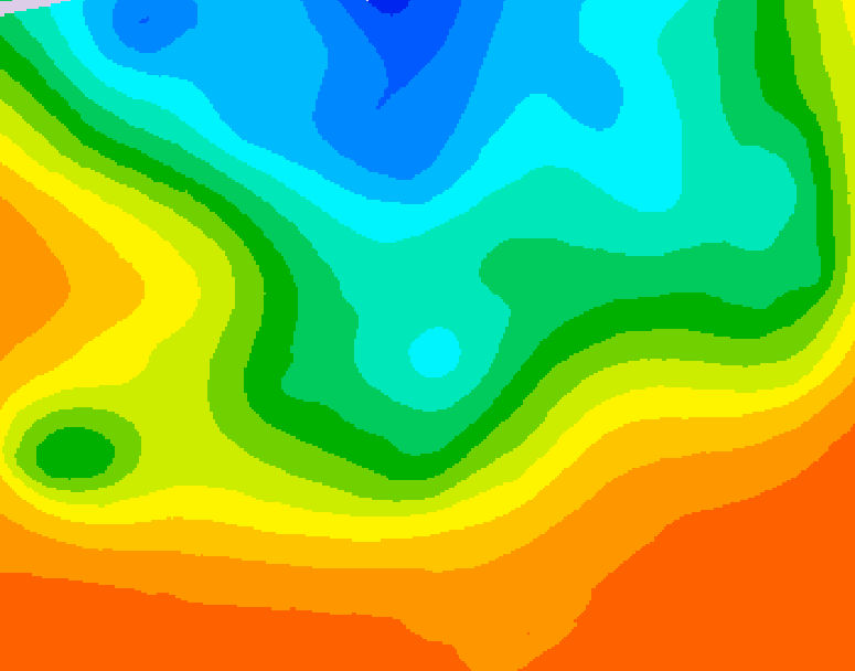 GDPS 500 millibar geopotential height 012 hour forecast chart for Canada based on 2026/09/12 0000Z data