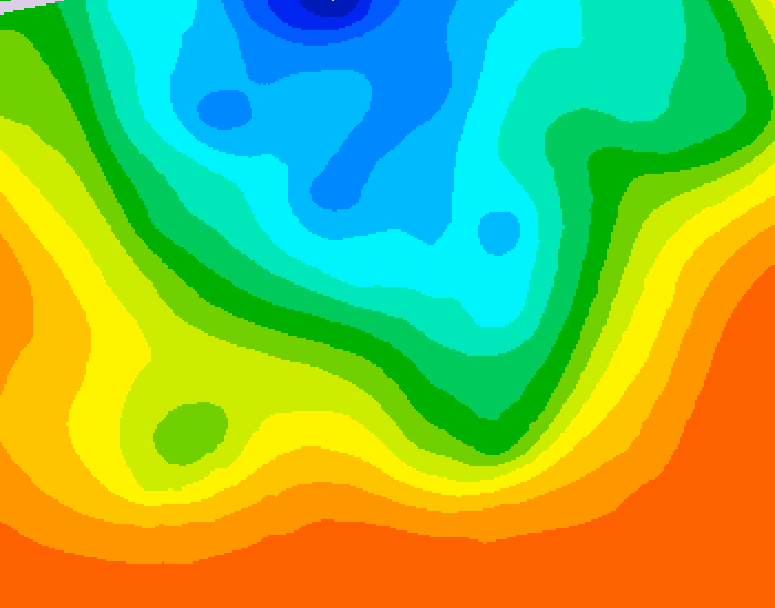 GDPS 500 millibar geopotential height 048 hour forecast chart for Canada based on 2026/09/12 0000Z data