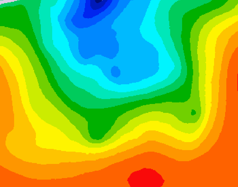 GDPS 500 millibar geopotential height 072 hour forecast chart for Canada based on 2026/09/12 0000Z data