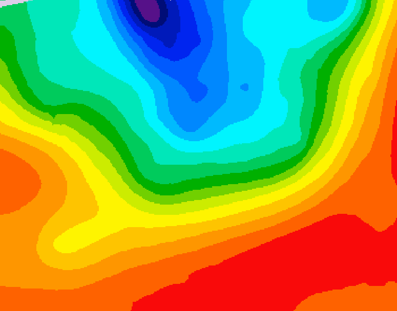 GDPS 500 millibar geopotential height 114 hour forecast chart for Canada based on 2026/09/12 0000Z data