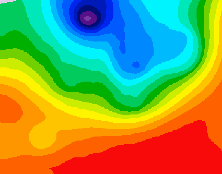 GDPS 500 millibar geopotential height 138 hour forecast chart for Canada based on 2026/09/12 0000Z data