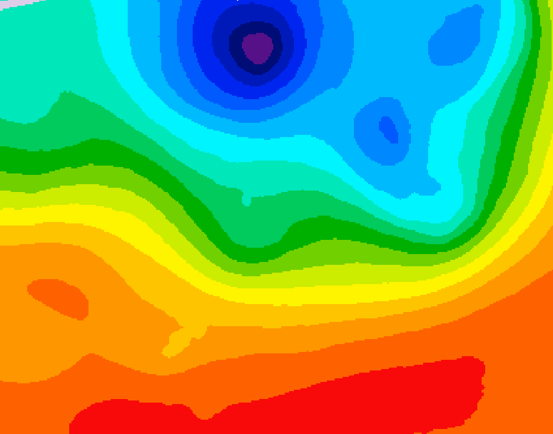 GDPS 500 millibar geopotential height 162 hour forecast chart for Canada based on 2026/09/12 0000Z data