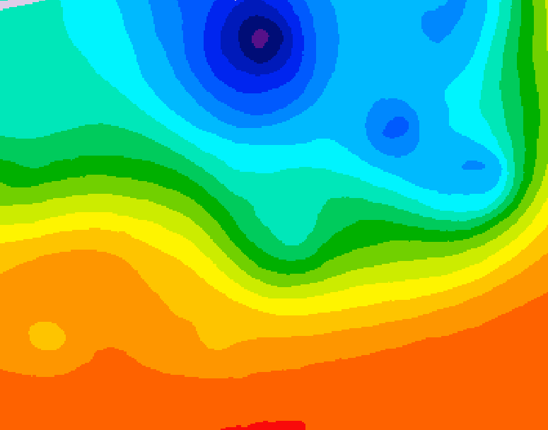 GDPS 500 millibar geopotential height 174 hour forecast chart for Canada based on 2026/09/12 0000Z data