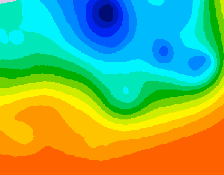 GDPS 500 millibar geopotential height 180 hour forecast chart for Canada based on 2026/09/12 0000Z data