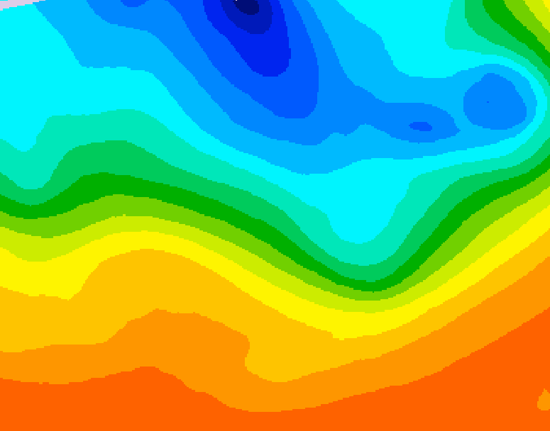 GDPS 500 millibar geopotential height 198 hour forecast chart for Canada based on 2026/09/12 0000Z data