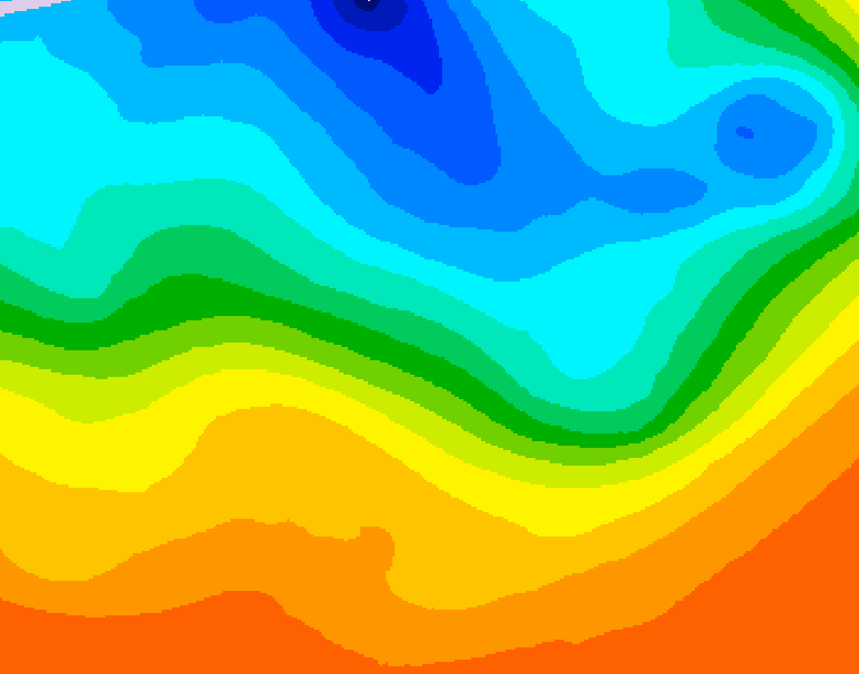 GDPS 500 millibar geopotential height 204 hour forecast chart for Canada based on 2026/09/12 0000Z data