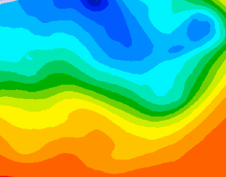 GDPS 500 millibar geopotential height 210 hour forecast chart for Canada based on 2026/09/12 0000Z data