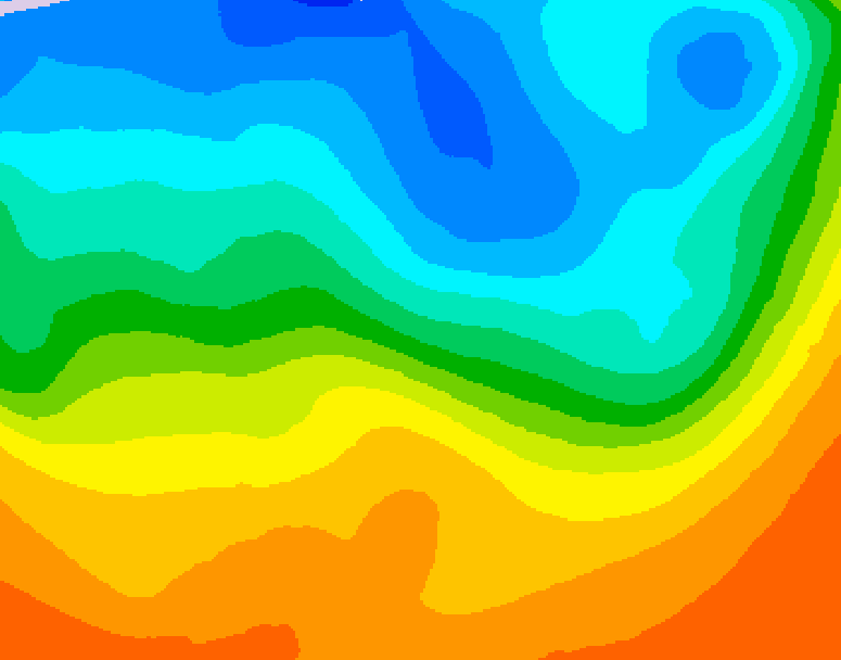GDPS 500 millibar geopotential height 222 hour forecast chart for Canada based on 2026/09/12 0000Z data