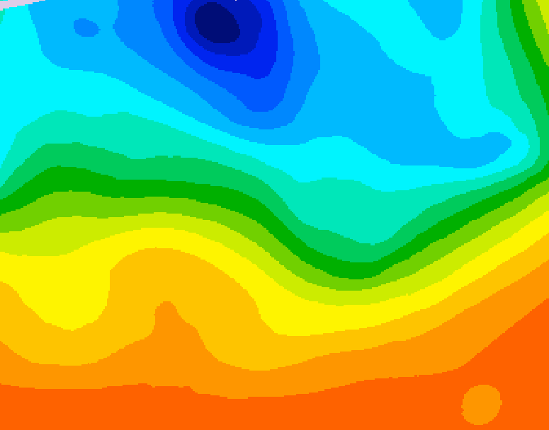 GDPS 500 millibar geopotential height 180 hour forecast chart for Canada based on 2026/09/12 1200Z data