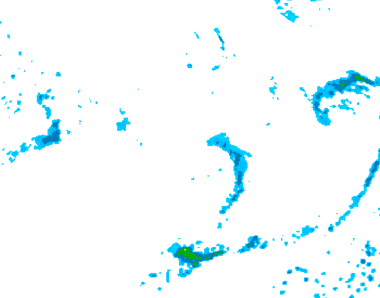 GDPS precipitation 180 hour forecast chart for Canada based on 2026/09/12 0000Z data