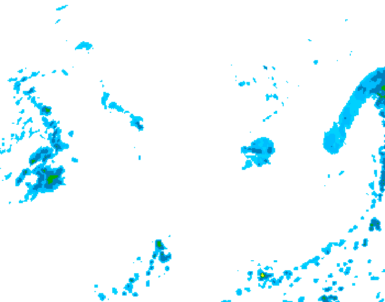GDPS precipitation 228 hour forecast chart for Canada based on 2026/09/12 1200Z data