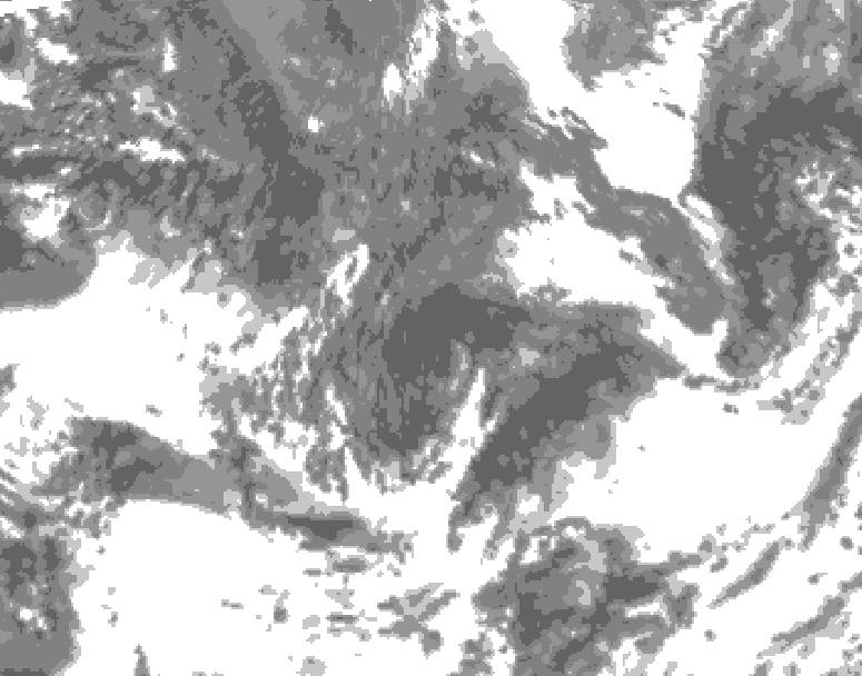 GDPS total cloud 012 hour forecast chart for Canada based on 2026/09/12 0000Z data