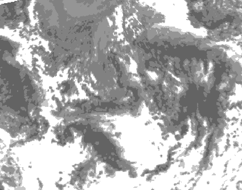 GDPS total cloud 060 hour forecast chart for Canada based on 2026/09/12 0000Z data