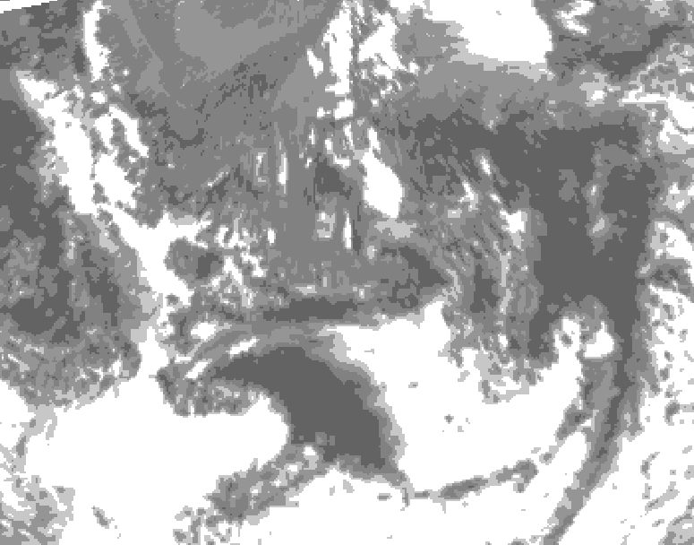 GDPS total cloud 066 hour forecast chart for Canada based on 2026/09/12 0000Z data