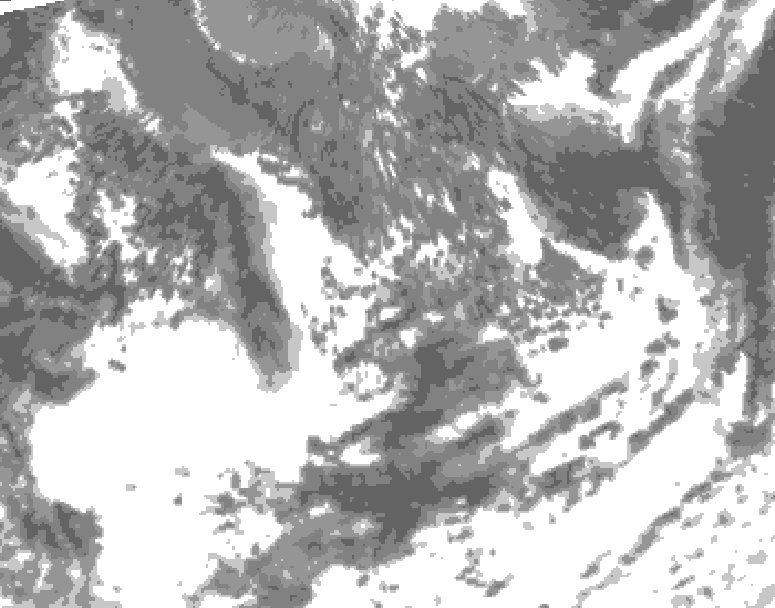 GDPS total cloud 126 hour forecast chart for Canada based on 2026/09/12 0000Z data