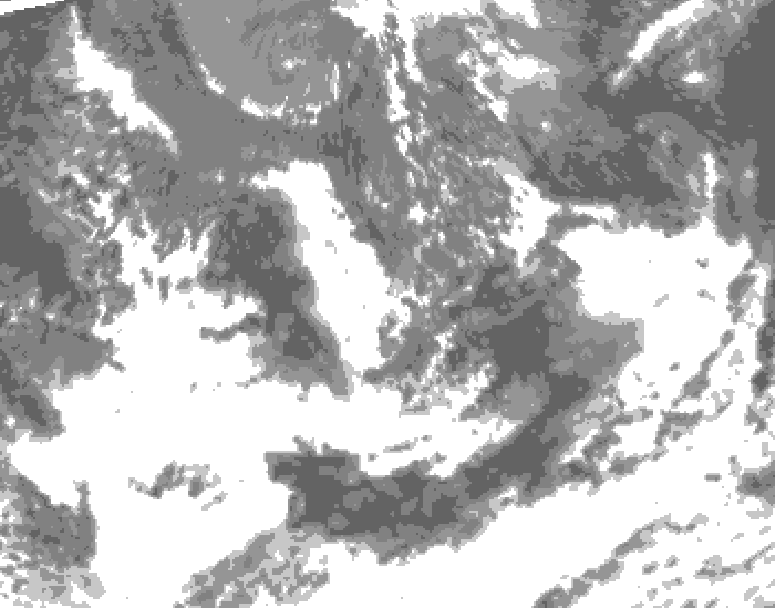GDPS total cloud 138 hour forecast chart for Canada based on 2026/09/12 0000Z data