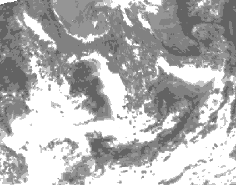 GDPS total cloud 144 hour forecast chart for Canada based on 2026/09/12 0000Z data