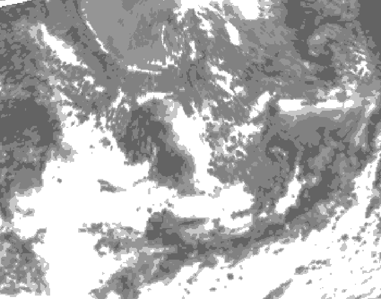 GDPS total cloud 150 hour forecast chart for Canada based on 2026/09/12 0000Z data