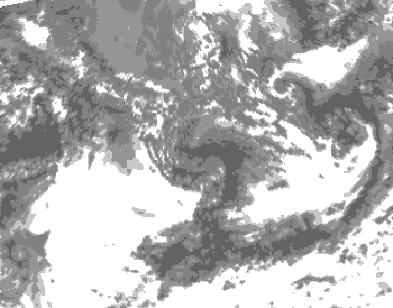 GDPS total cloud 174 hour forecast chart for Canada based on 2026/09/12 0000Z data