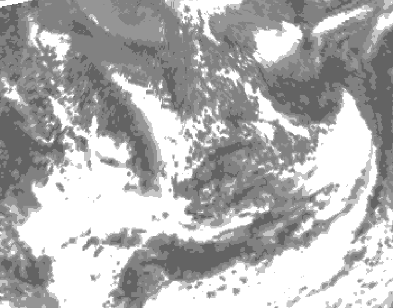 GDPS total cloud 120 hour forecast chart for Canada based on 2026/09/12 1200Z data