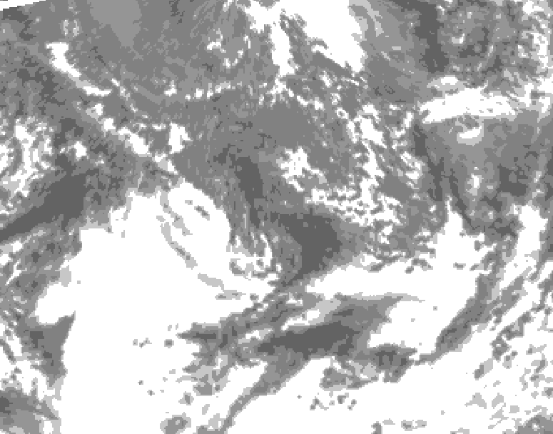GDPS total cloud 156 hour forecast chart for Canada based on 2026/09/12 1200Z data