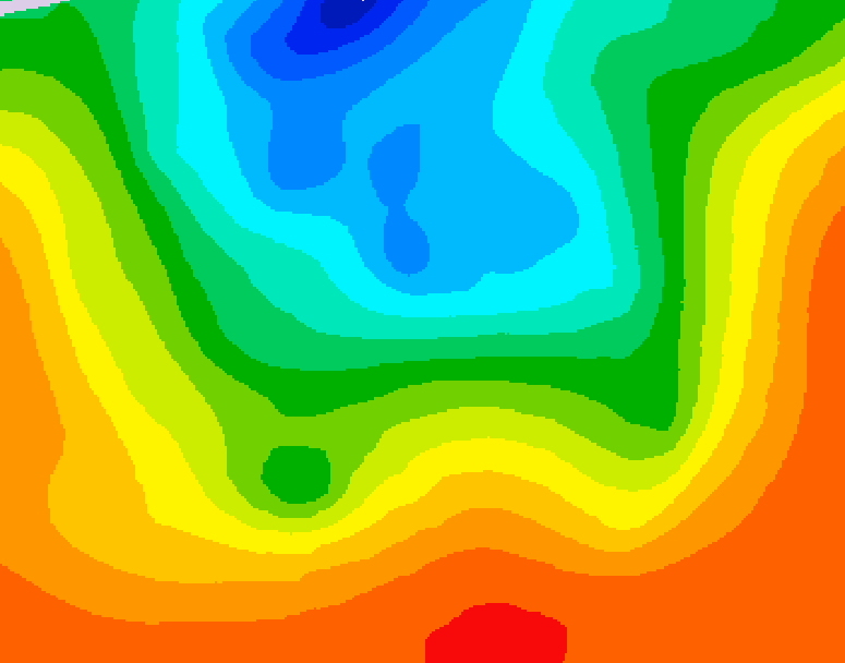 GDPS 500 millibar geopotential height 042 hour forecast chart for Canada based on 2026/09/13 0000Z data