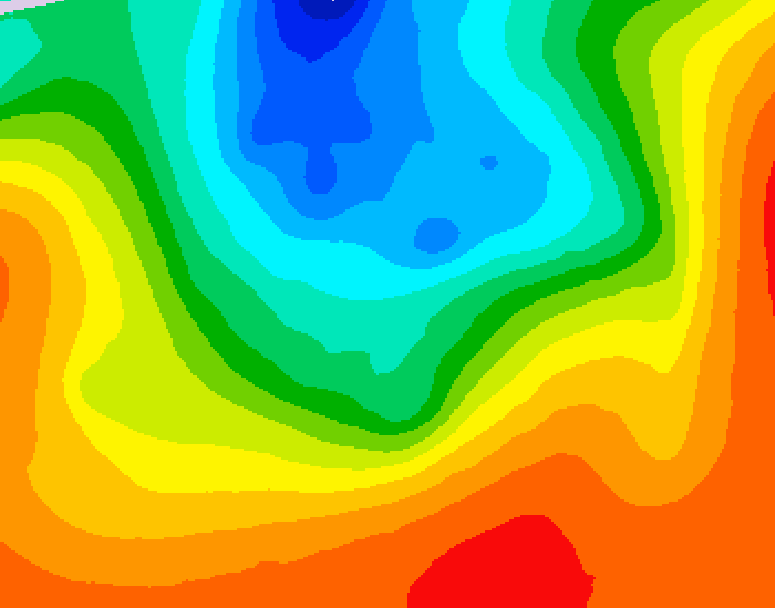 GDPS 500 millibar geopotential height 060 hour forecast chart for Canada based on 2026/09/13 0000Z data