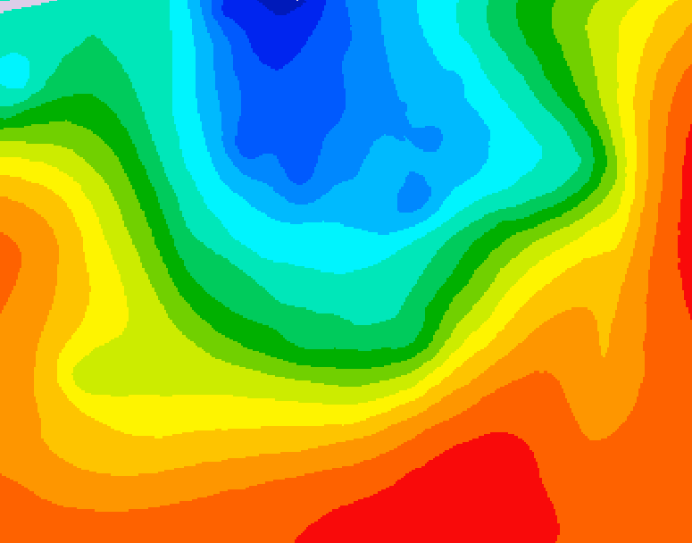 GDPS 500 millibar geopotential height 066 hour forecast chart for Canada based on 2026/09/13 0000Z data