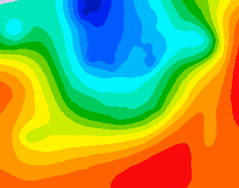 GDPS 500 millibar geopotential height 072 hour forecast chart for Canada based on 2026/09/13 0000Z data