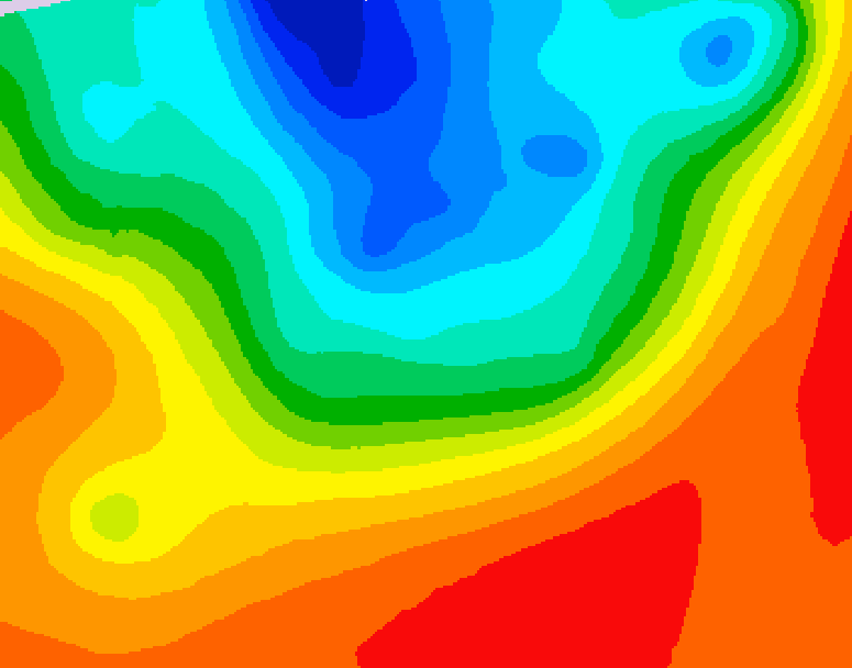 GDPS 500 millibar geopotential height 084 hour forecast chart for Canada based on 2026/09/13 0000Z data