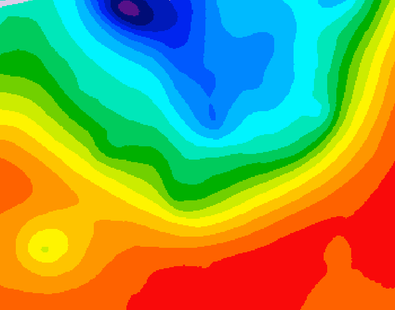 GDPS 500 millibar geopotential height 102 hour forecast chart for Canada based on 2026/09/13 0000Z data