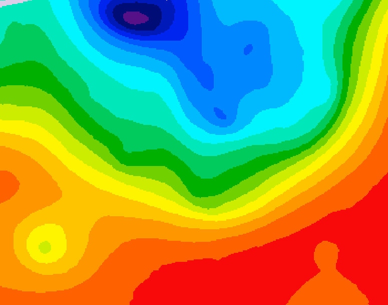 GDPS 500 millibar geopotential height 108 hour forecast chart for Canada based on 2026/09/13 0000Z data