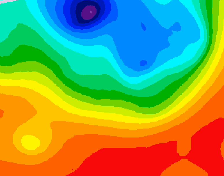 GDPS 500 millibar geopotential height 120 hour forecast chart for Canada based on 2026/09/13 0000Z data