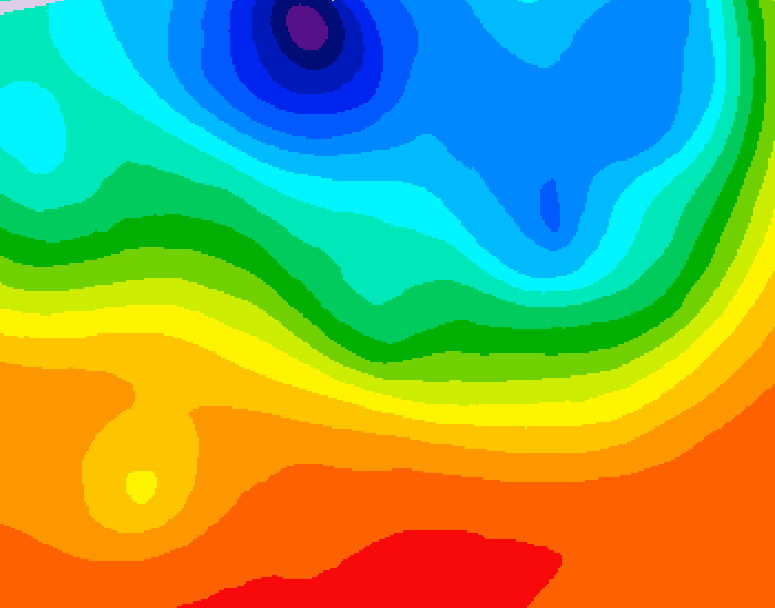 GDPS 500 millibar geopotential height 138 hour forecast chart for Canada based on 2026/09/13 0000Z data
