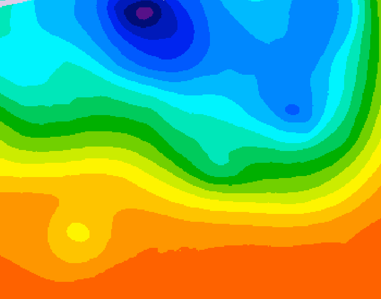 GDPS 500 millibar geopotential height 150 hour forecast chart for Canada based on 2026/09/13 0000Z data