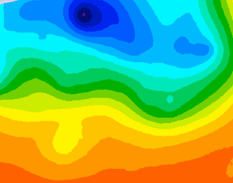 GDPS 500 millibar geopotential height 174 hour forecast chart for Canada based on 2026/09/13 0000Z data