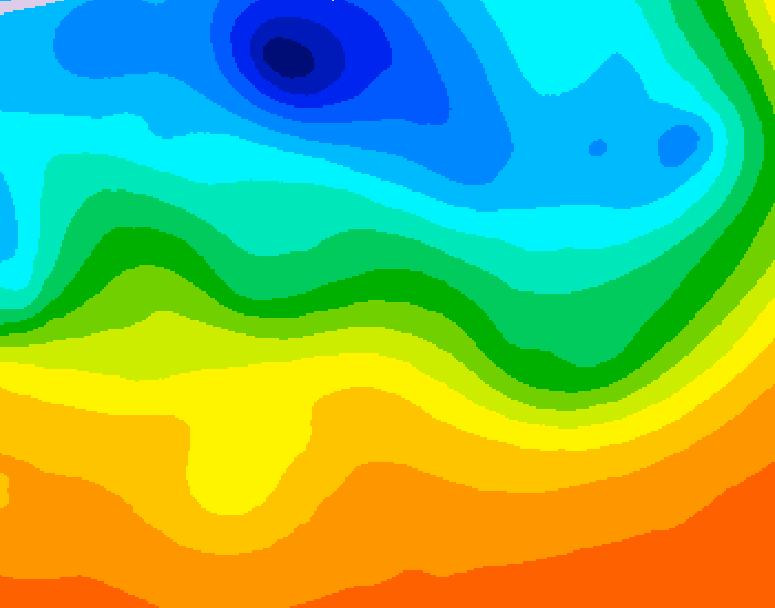 GDPS 500 millibar geopotential height 180 hour forecast chart for Canada based on 2026/09/13 0000Z data