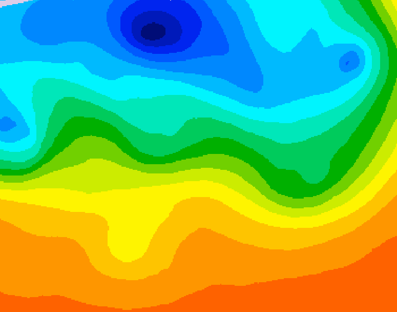 GDPS 500 millibar geopotential height 186 hour forecast chart for Canada based on 2026/09/13 0000Z data