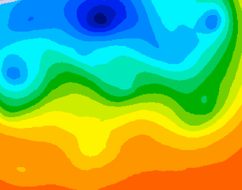 GDPS 500 millibar geopotential height 198 hour forecast chart for Canada based on 2026/09/13 0000Z data