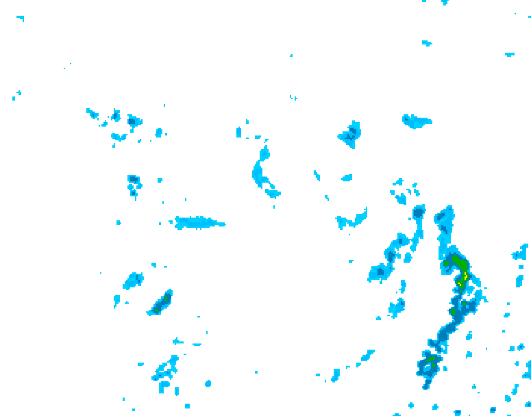 GDPS precipitation 030 hour forecast chart for Canada based on 2026/09/13 0000Z data