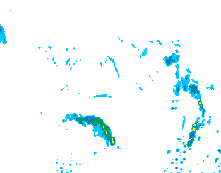 GDPS precipitation 042 hour forecast chart for Canada based on 2026/09/13 0000Z data